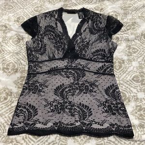 Lacey black top ❤️